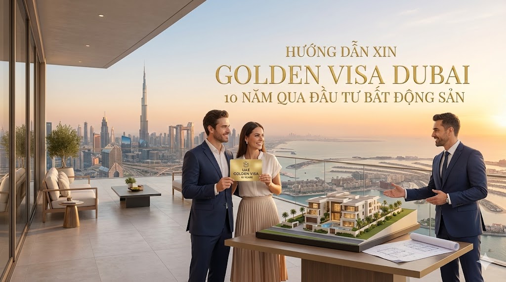 Hướng Dẫn Xin Golden Visa Dubai 10 Năm Qua Đầu Tư Bất Động Sản - UAE